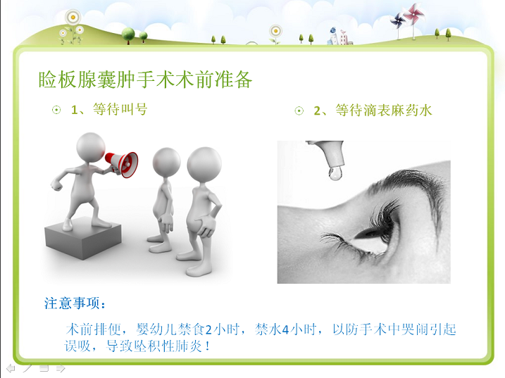 睑板腺囊肿手术相关事项