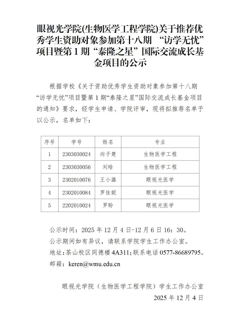 眼视光学院(生物医学工程学院)关于推荐优秀学生资助对象参加第十八期“访学无忧”项目的公示_01.jpg